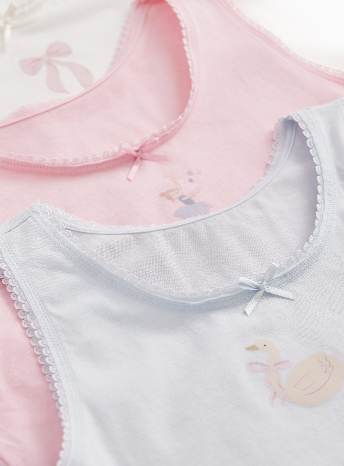 Sugar Plum Fairy Ballerina Vest Top 5-Pack 8-9 years - Image 2 thumbnail